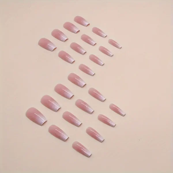 24pcs Glossy Long Ballerina Fake Nails - Image 6